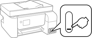 Vérification du niveau dencre