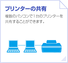 �v�����^�[�̋��L�@�����̃p�\�R����1��̃v�����^�[�����L���邱�Ƃ��ł��܂��B