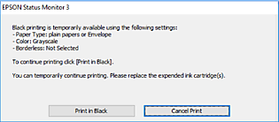 Epson WF-2810 stampare solo nero