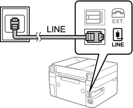 Come collegare il Fax su Epson BX600fw
