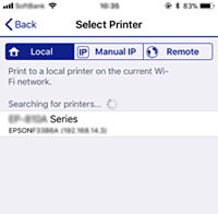 Stampare da iphone con wi-fi direct
